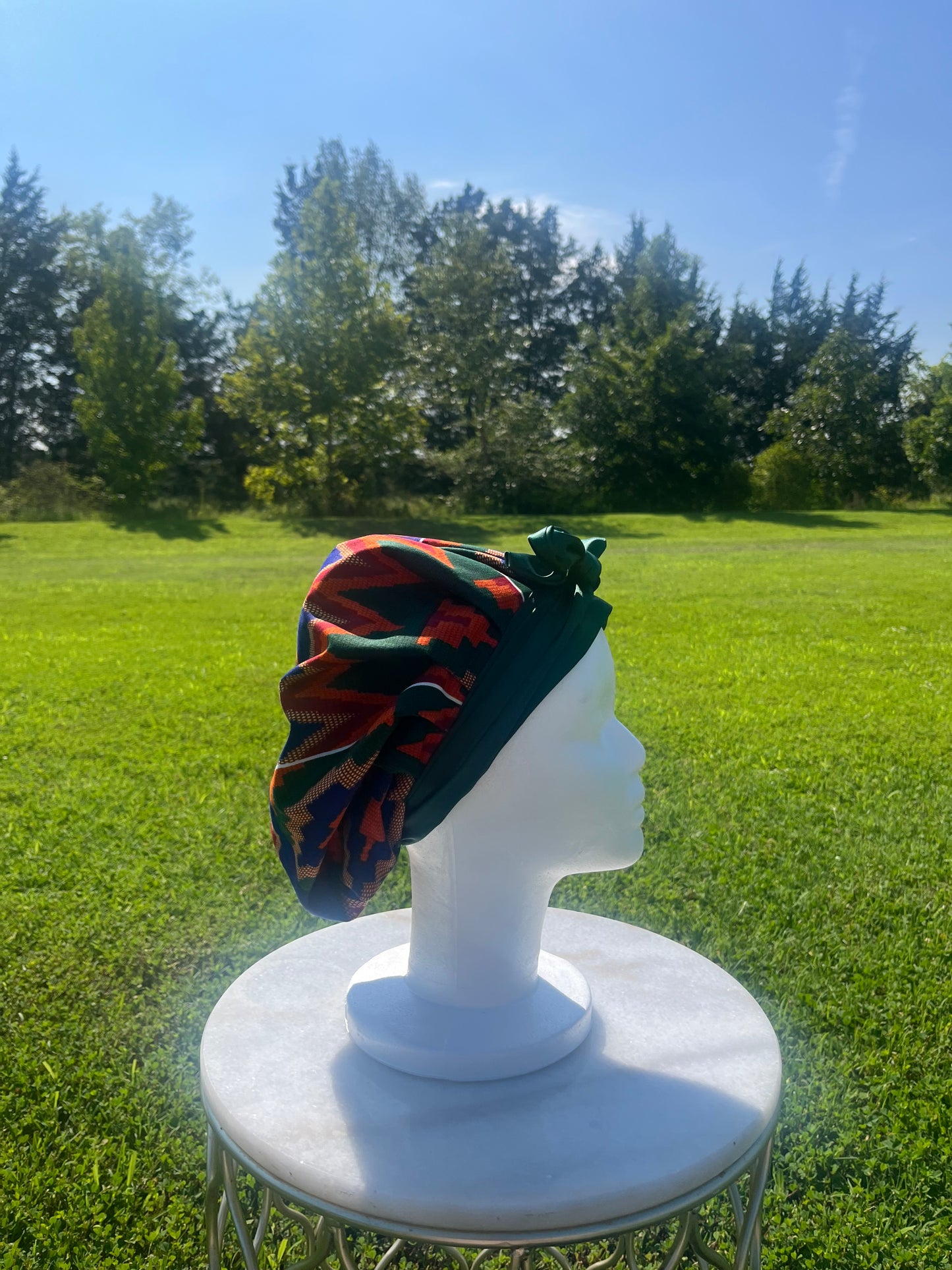 African Print Hair Bonnet