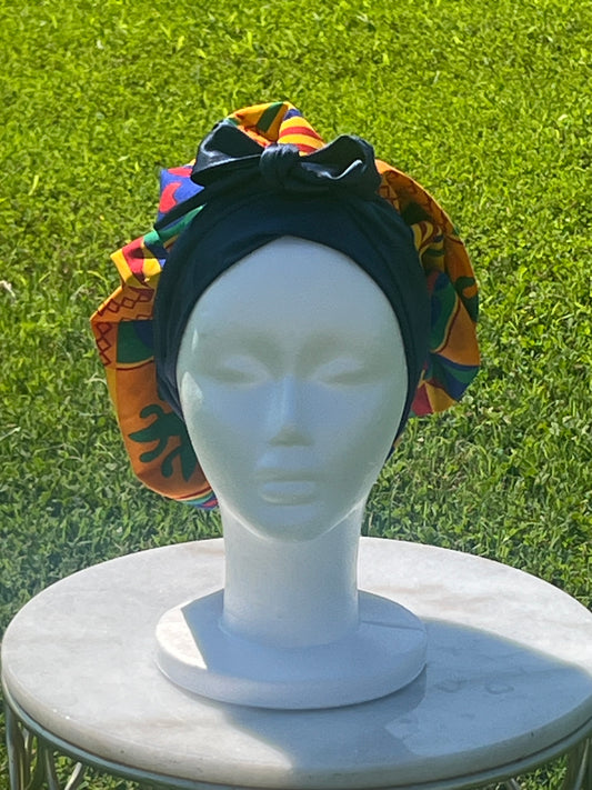 African Print Hair Bonnet