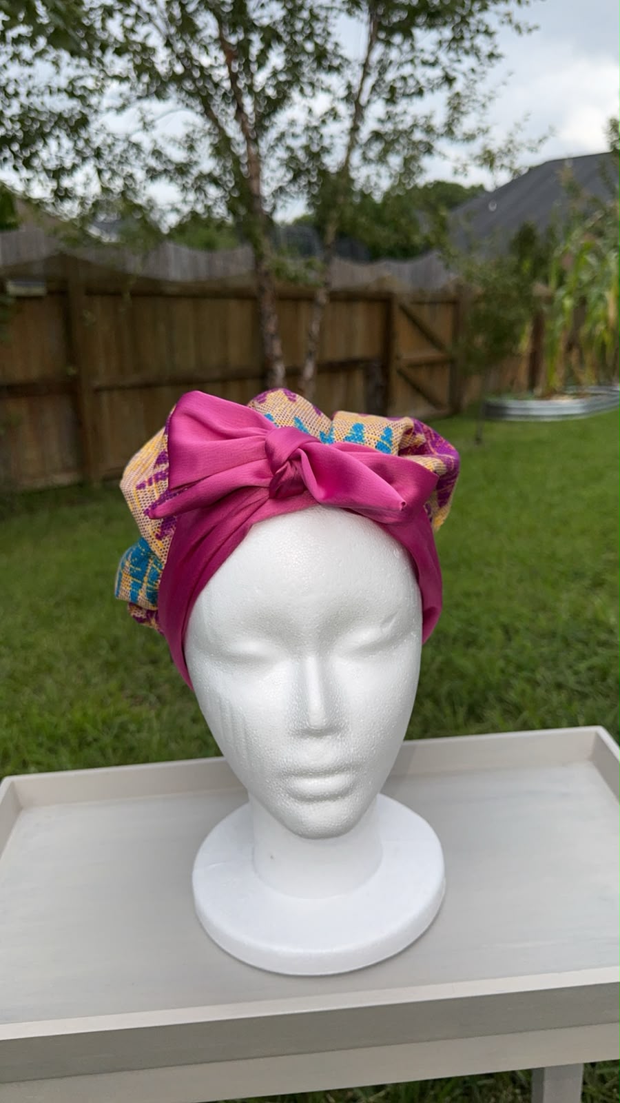 African Print Hair Bonnet